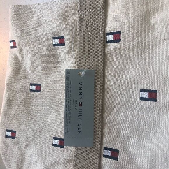 NWT Vintage Tommy Hilfiger Large Picnic Tote - Picture 3 of 5